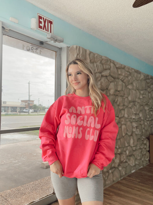 Can you tell I’m anti social | anti social moms club sweatshirt